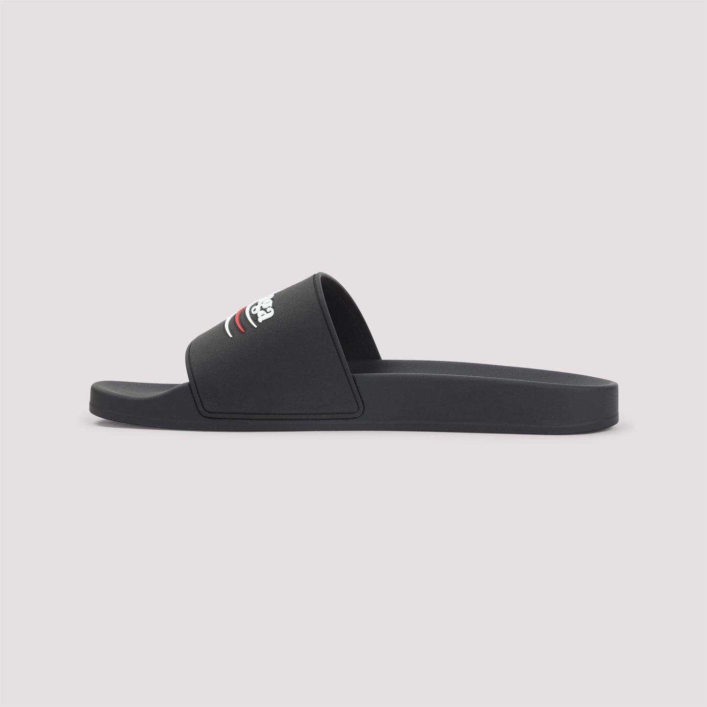 Balenciaga Pool Rubber Political Logo Slide Men BALENCIAGA