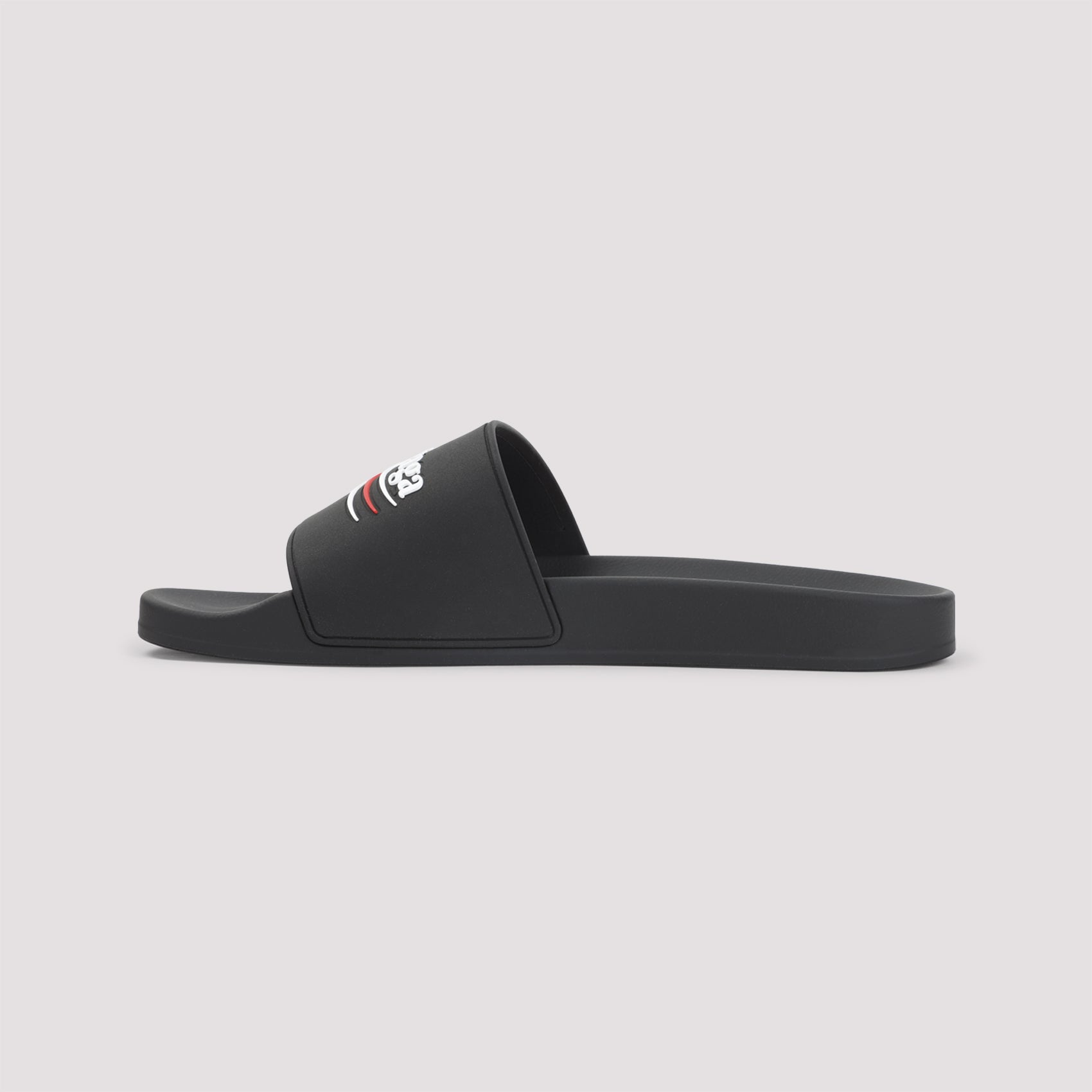 Balenciaga Pool Rubber Political Logo Slide Men BALENCIAGA