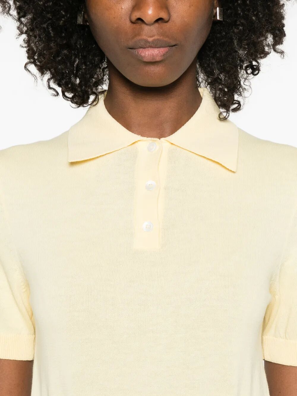 A.P.C. Women Cotton Polo Shirt With Jacquard Logo A.P.C.
