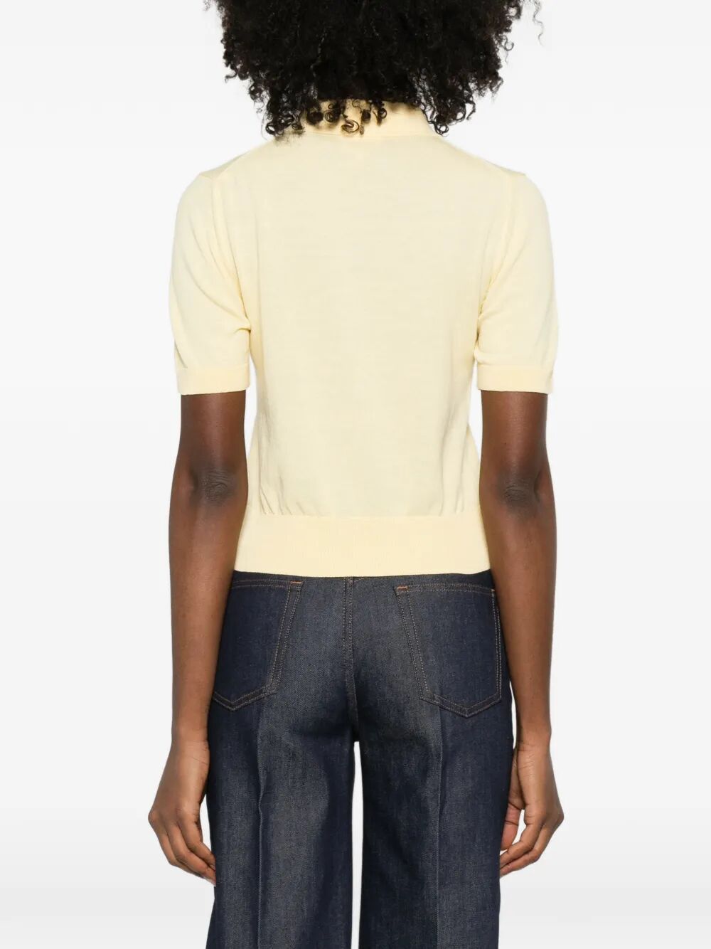 A.P.C. Women Cotton Polo Shirt With Jacquard Logo A.P.C.