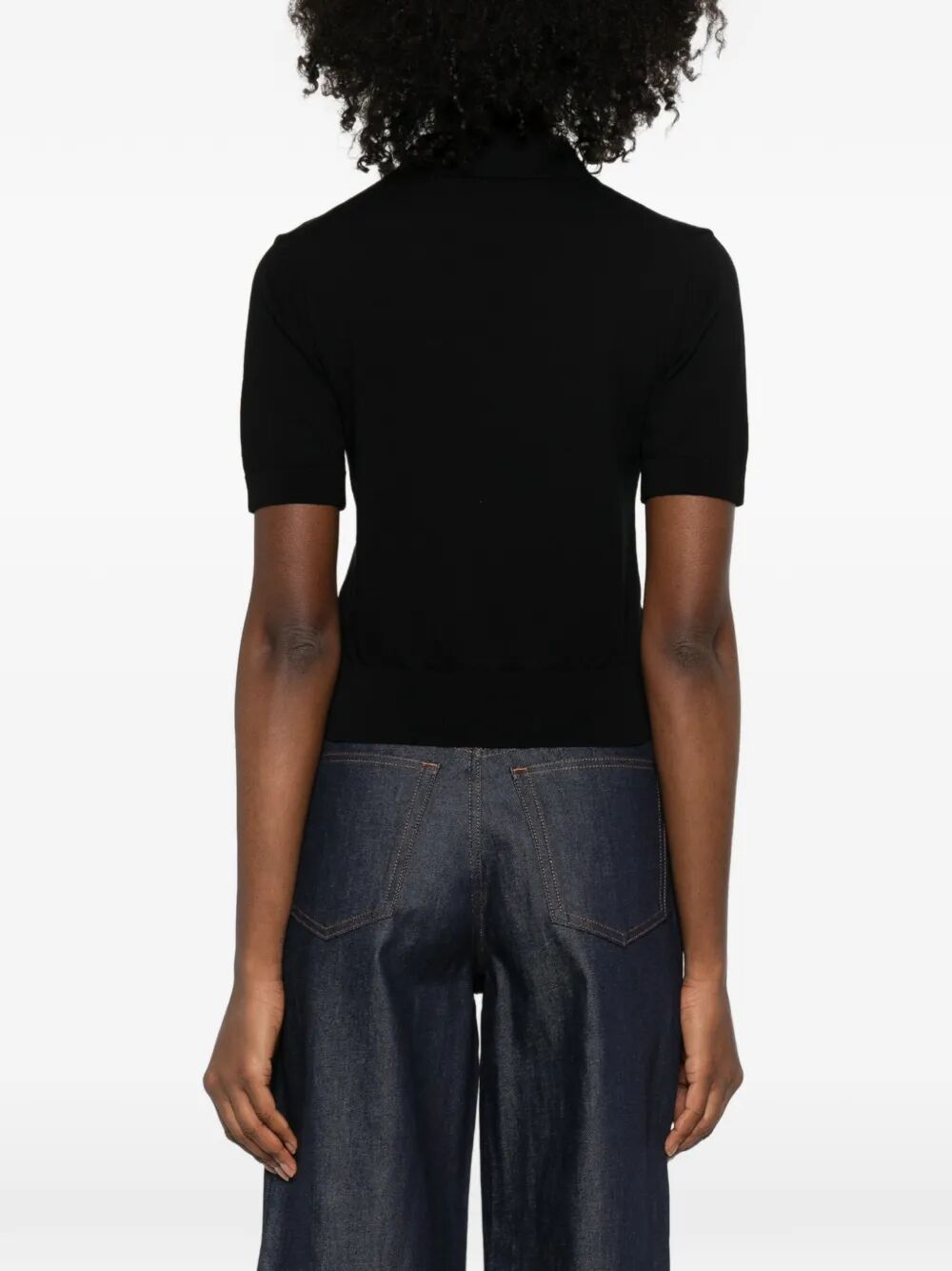 A.P.C. Women Cotton Polo Shirt With Jacquard Logo A.P.C.