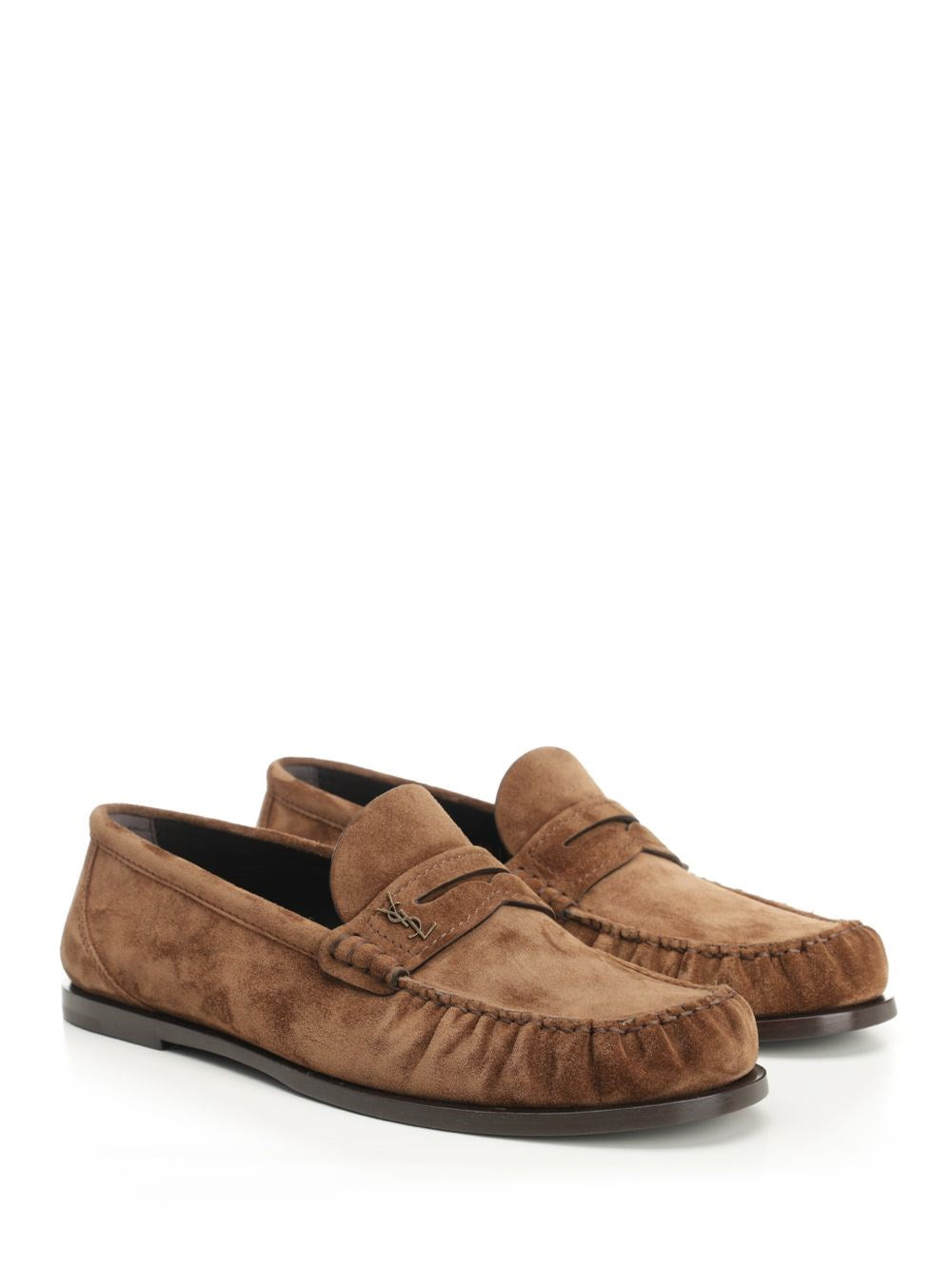 Saint Laurent Men "Le Loafer Supple" Suede Moccasins SAINT LAURENT