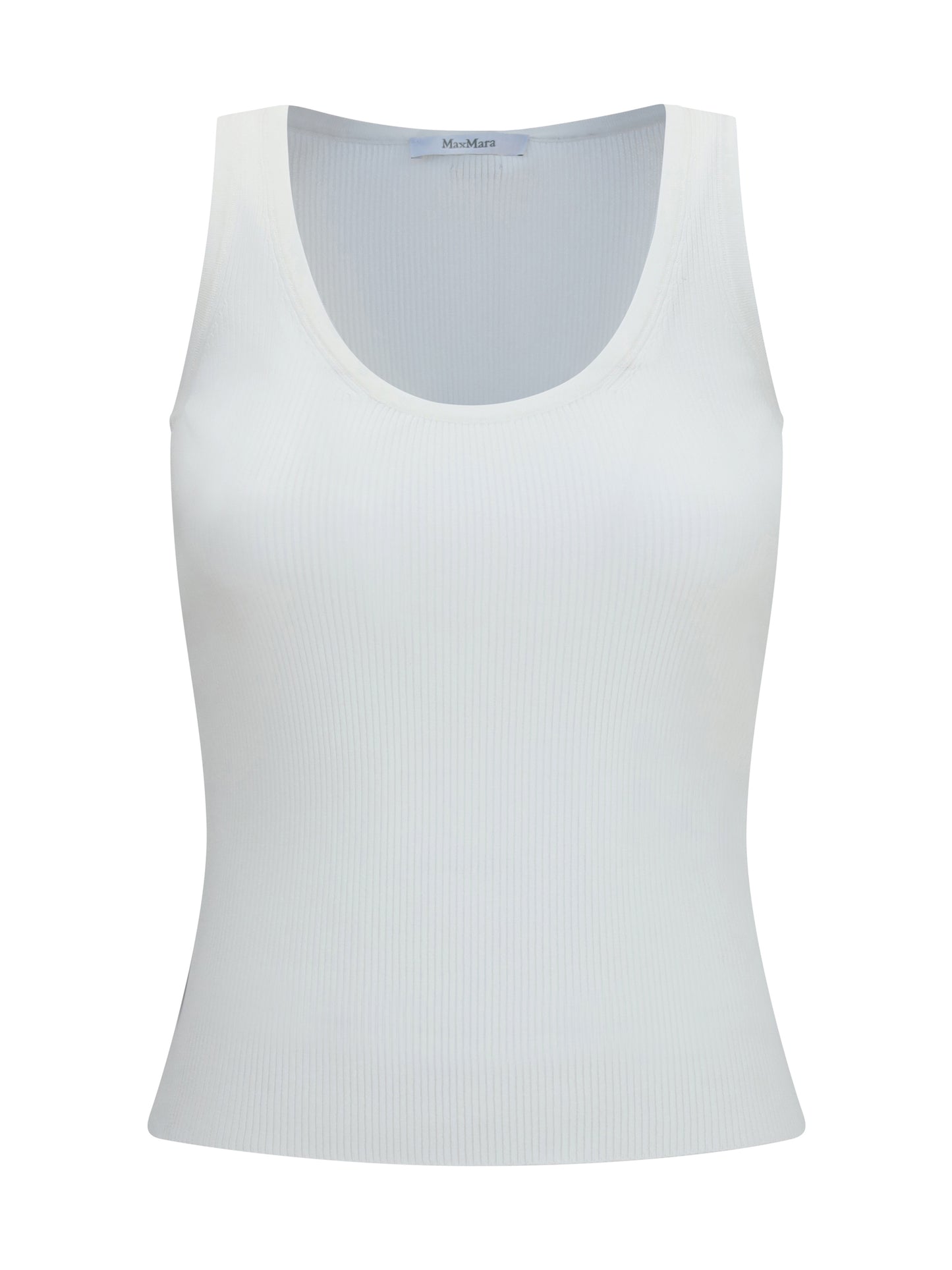 Max Mara Women Ribbed Jersey Tank Top MAX MARA
