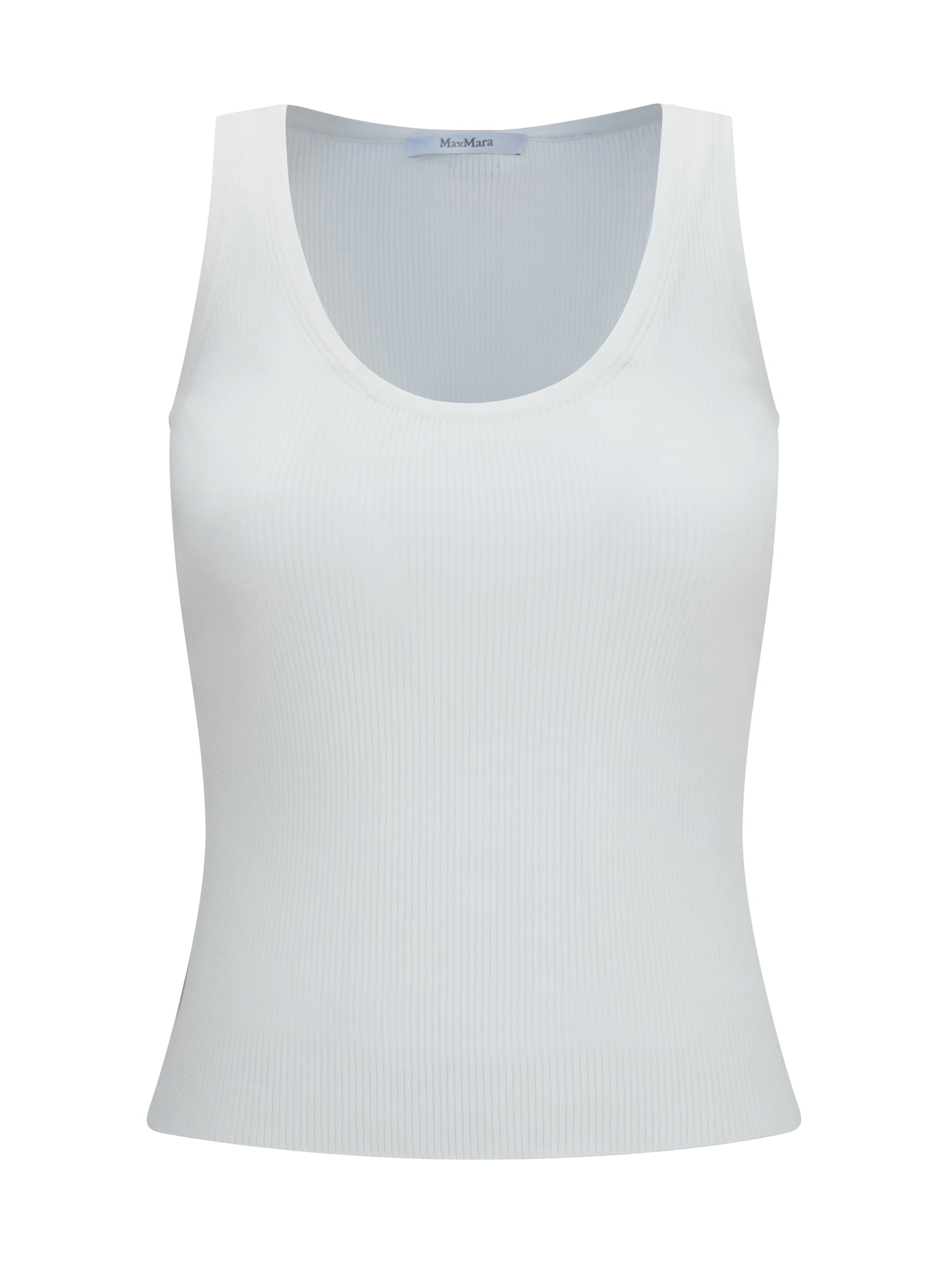 Max Mara Women Ribbed Jersey Tank Top MAX MARA