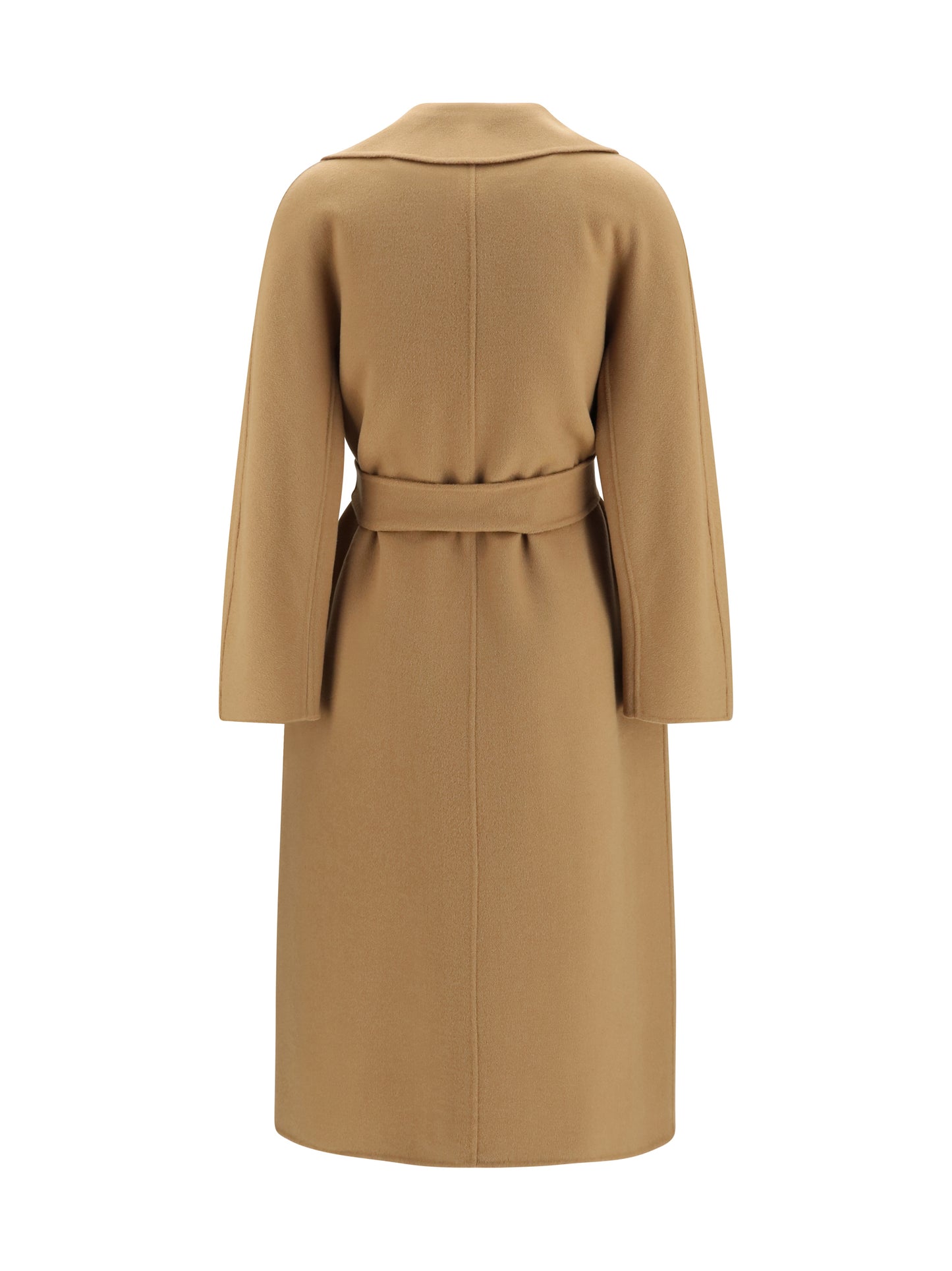 Max Mara Studio Women Long Robe Coat In Wool, Cashmere And Silk MAX MARA STUDIO