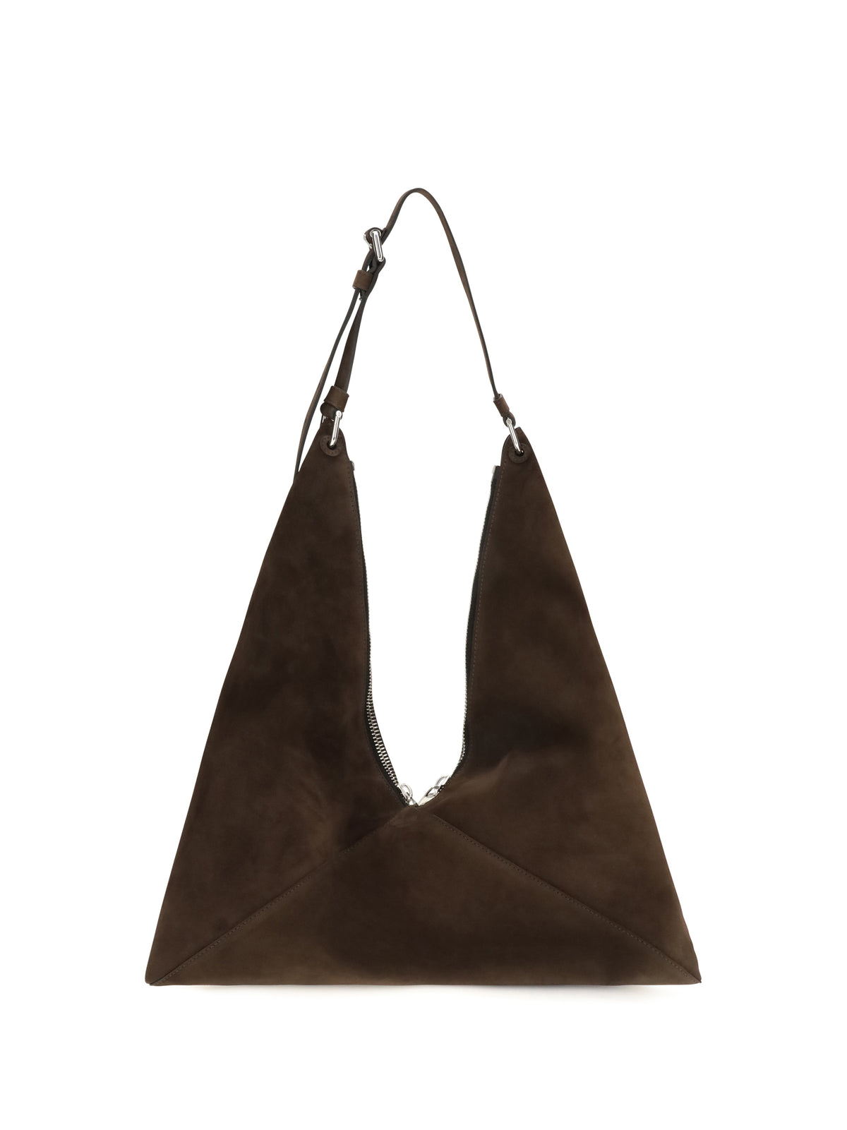 Moschino Women Suede Hobo Tote Bag MOSCHINO