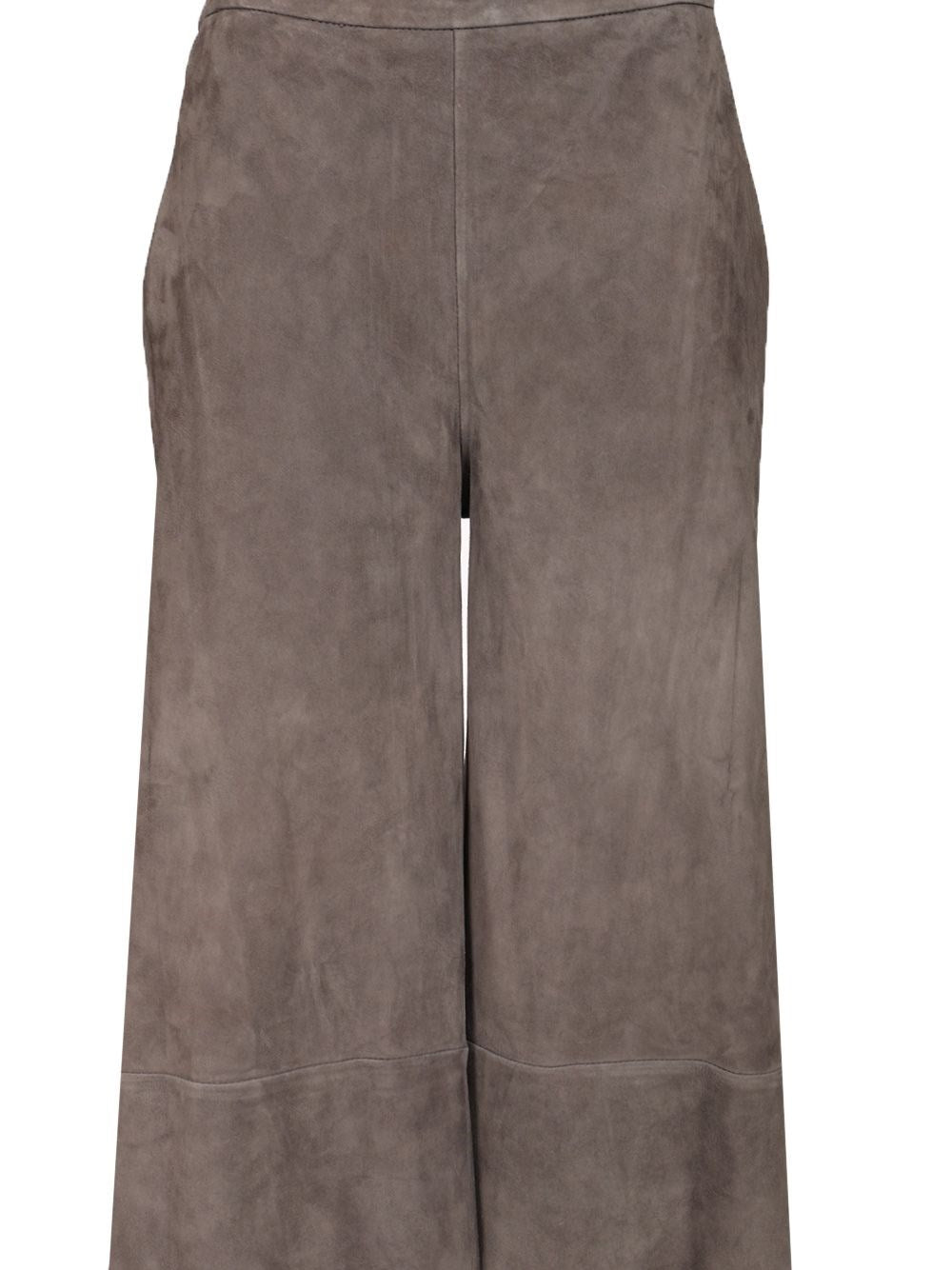 Forte_Forte Women Lightweight Suede Trousers FORTE FORTE