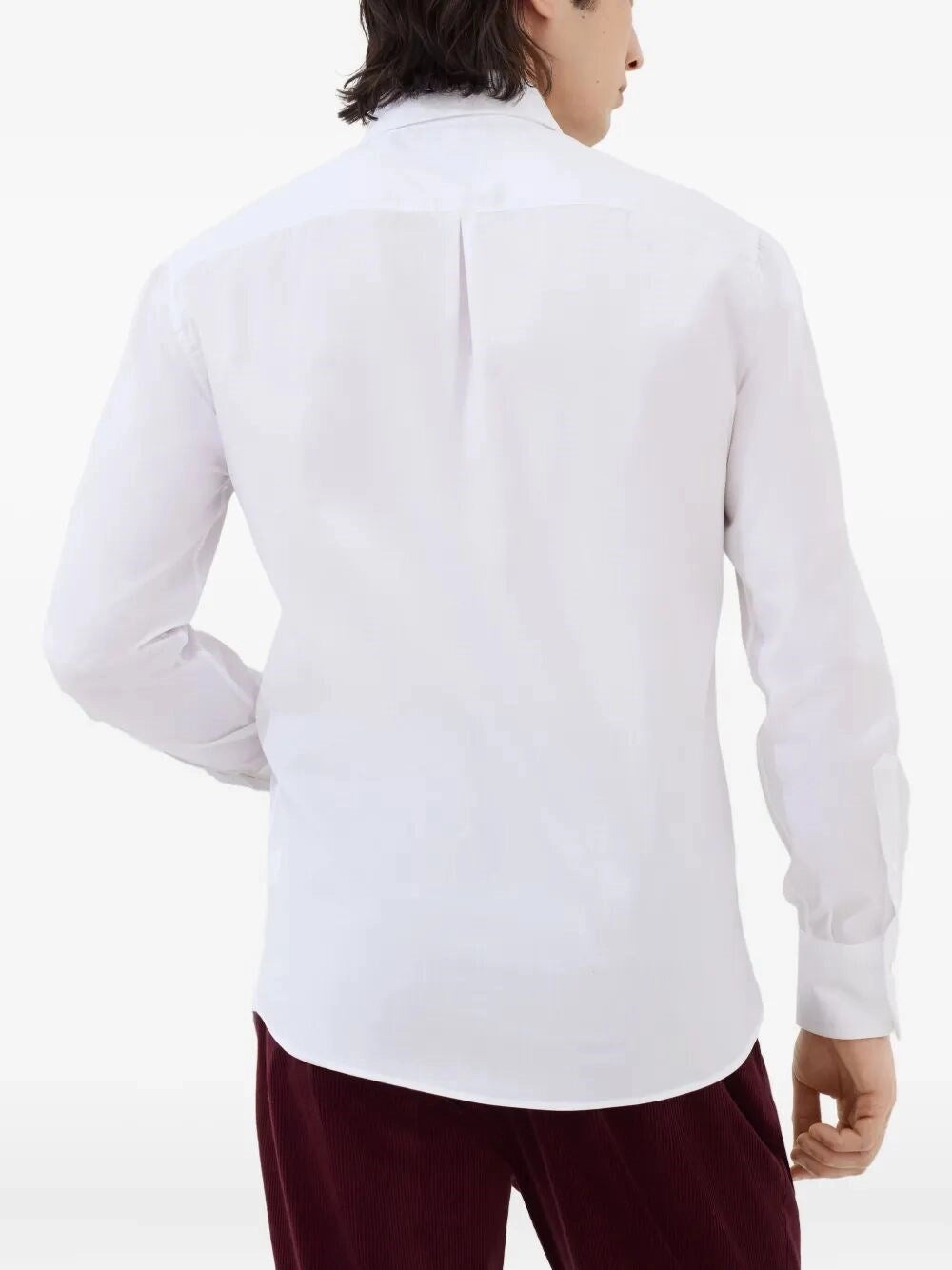 Brunello Cucinelli Men Spread-Collar Shirt BRUNELLO CUCINELLI