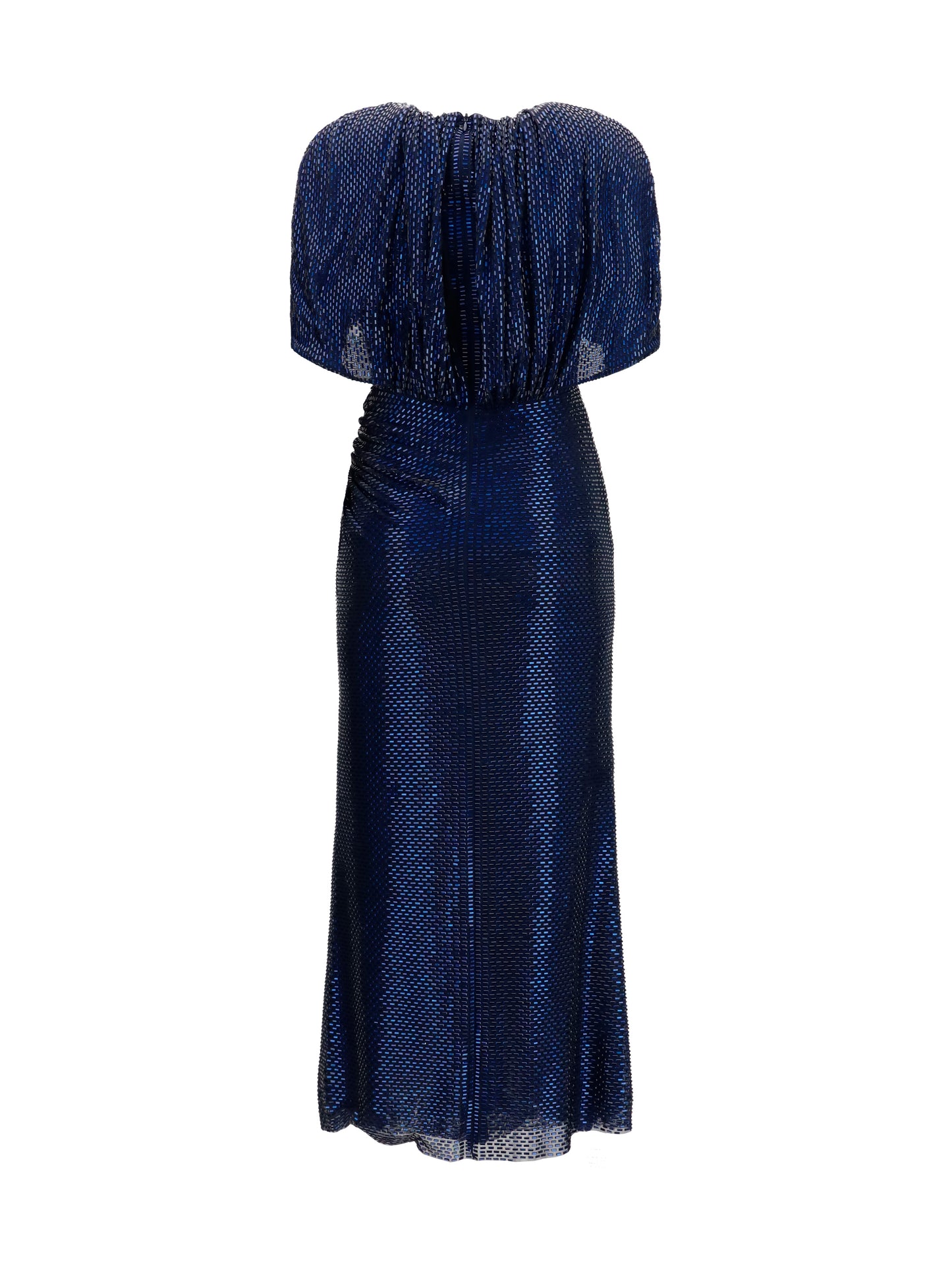 Self-Portrait Women Midi Dress With Cape Sleeves And Crystals SELF-PORTRAIT