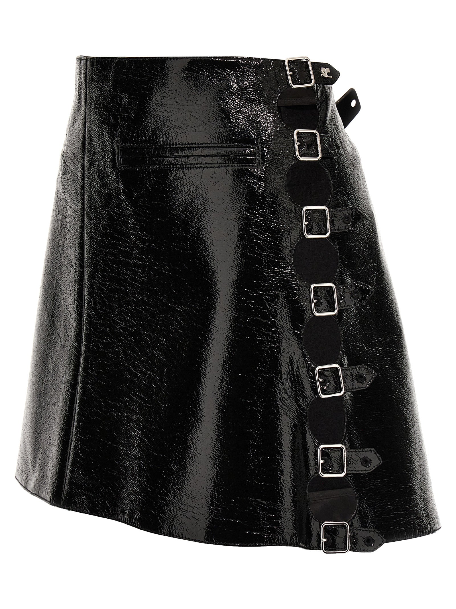 Courreges Women Vinyl Miniskirt COURREGES