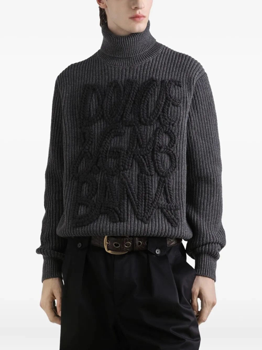 Dolce & Gabbana Men Long Sleeve Turtle-Neck Sweater DOLCE & GABBANA