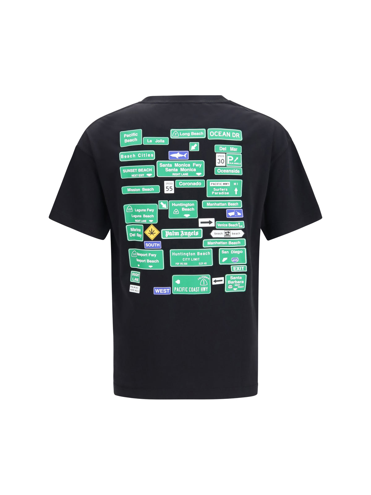 Palm Angels Men Street Signals Cotton T-Shirt PALM ANGELS