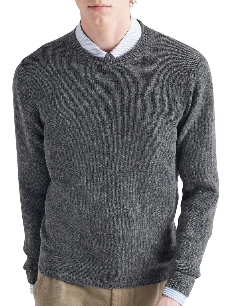 Prada Men Crew Neck Cashmere Sweater PRADA