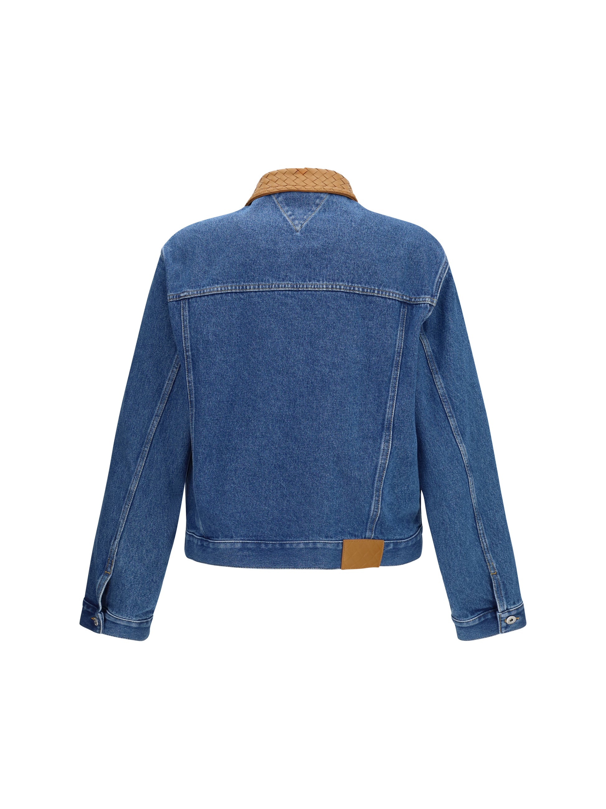 Bottega Veneta Men Intreccio Denim Jacket BOTTEGA VENETA