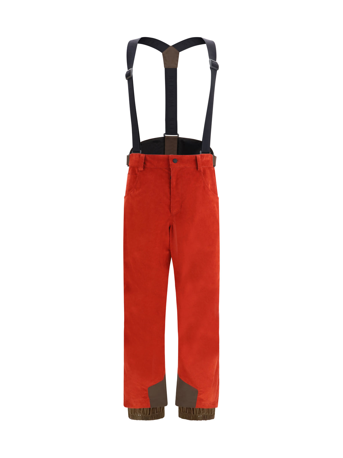 Moncler Grenoble Men Corduroy Insulated Ski Bib Pants MONCLER GRENOBLE