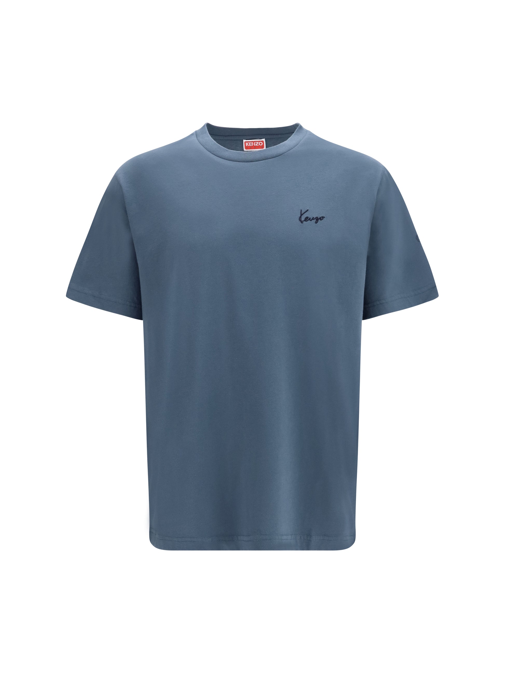 Kenzo Men Kenzo Signature Embroidered Cotton T-Shirt KENZO