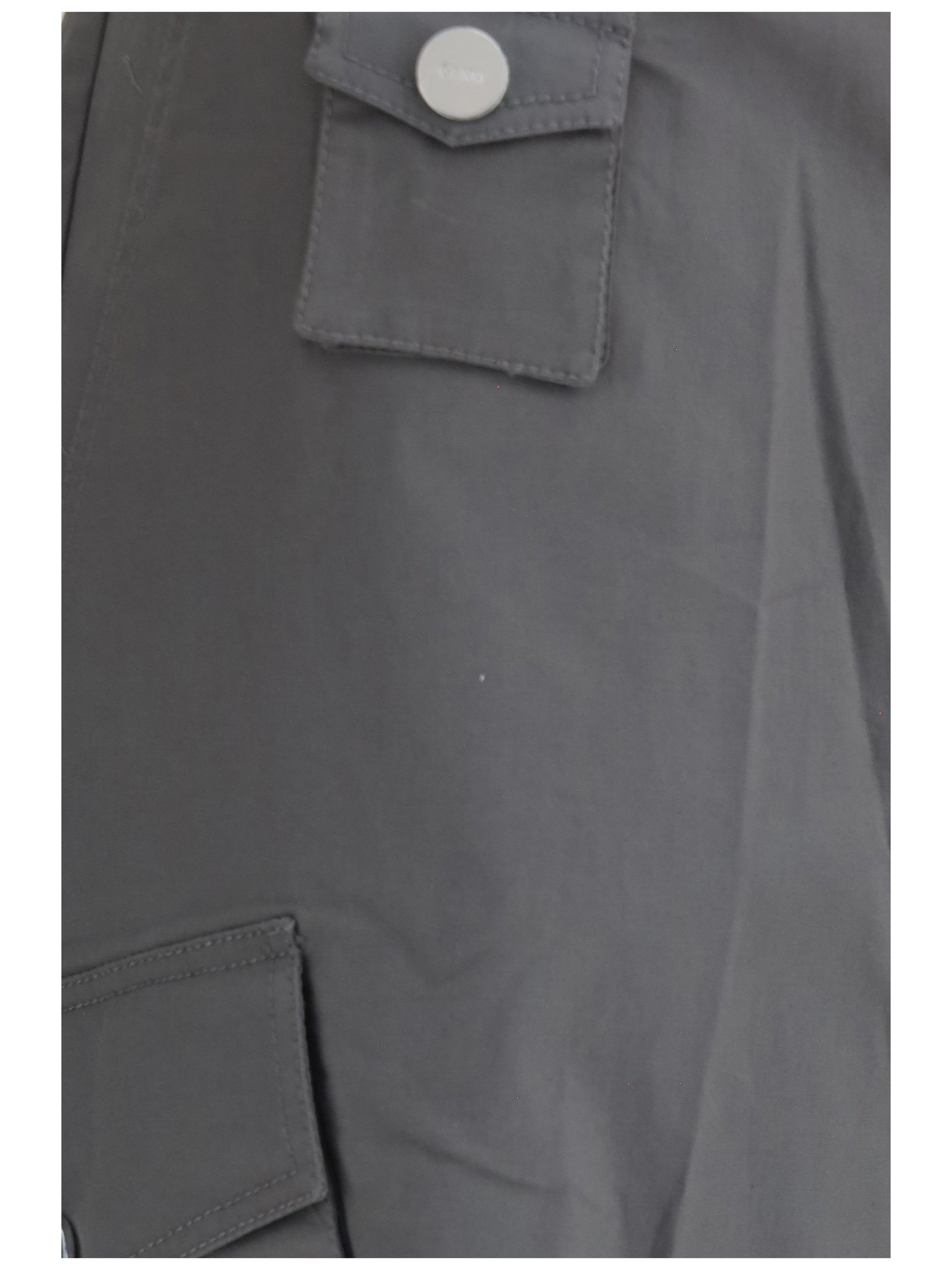 Ganni Women Stretch Cotton Cargo Pants GANNI