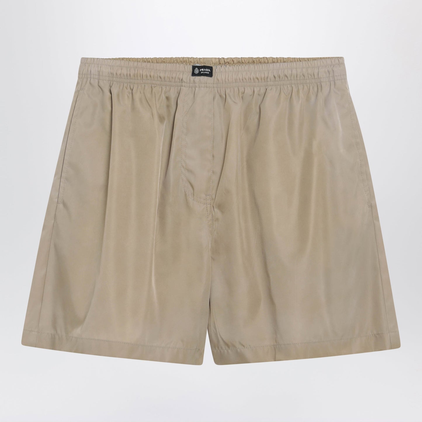 Prada Camel Re-Nylon Shorts Women PRADA