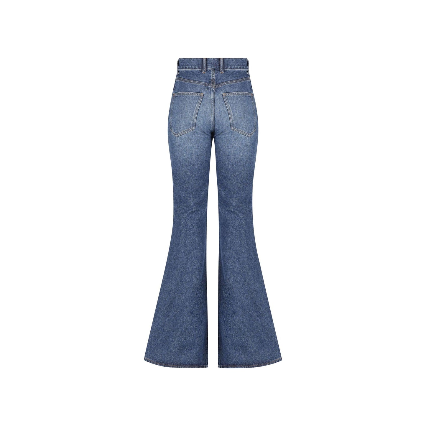 Chloe Cotton Denim Flared Jeans Women CHLOE