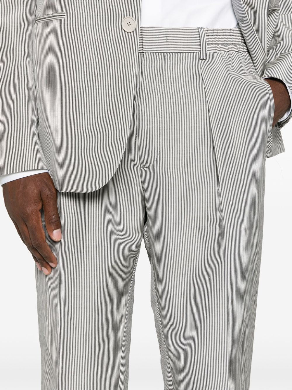 Fendi Men Striped Tailored Pants FENDI