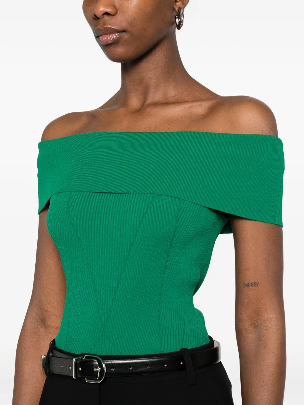 Givenchy Women Off The Shoulder Cotton Top GIVENCHY