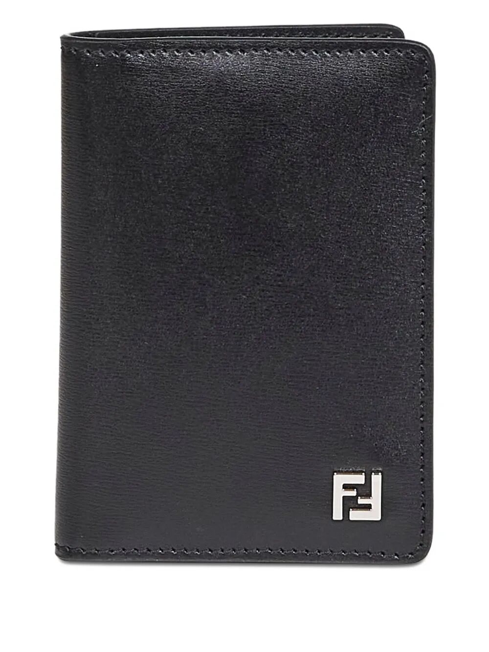 Ff Squared Leather Card Holder Women FENDI