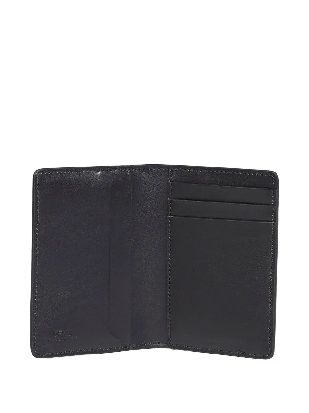Fendi Men Ff Squared Leather Card Holder FENDI