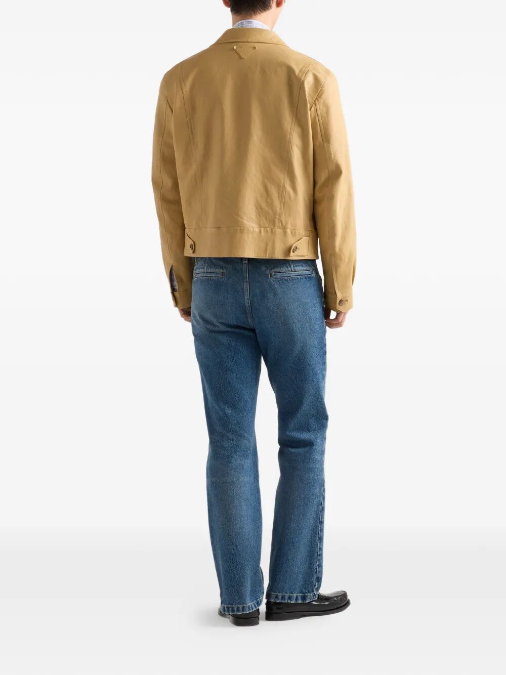 Prada Men Tight Fit And Regular Waist Washed Denim Jeans PRADA