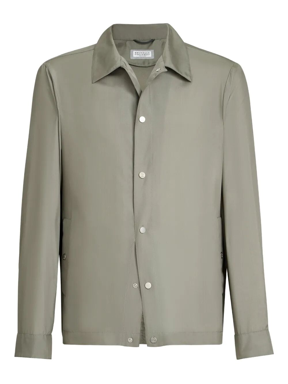 Brunello Cucinelli Men Bonded Silk Unlined Outerwear Jacket BRUNELLO CUCINELLI