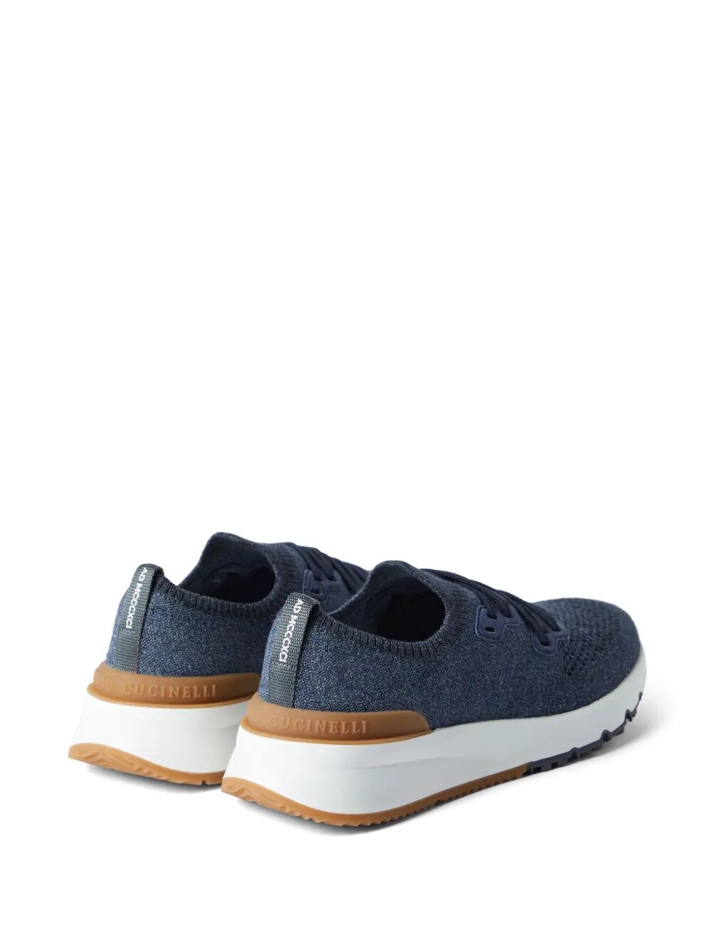 Brunello Cucinelli Men Sneakers Runner In Maglia Chiné Di Cotone BRUNELLO CUCINELLI