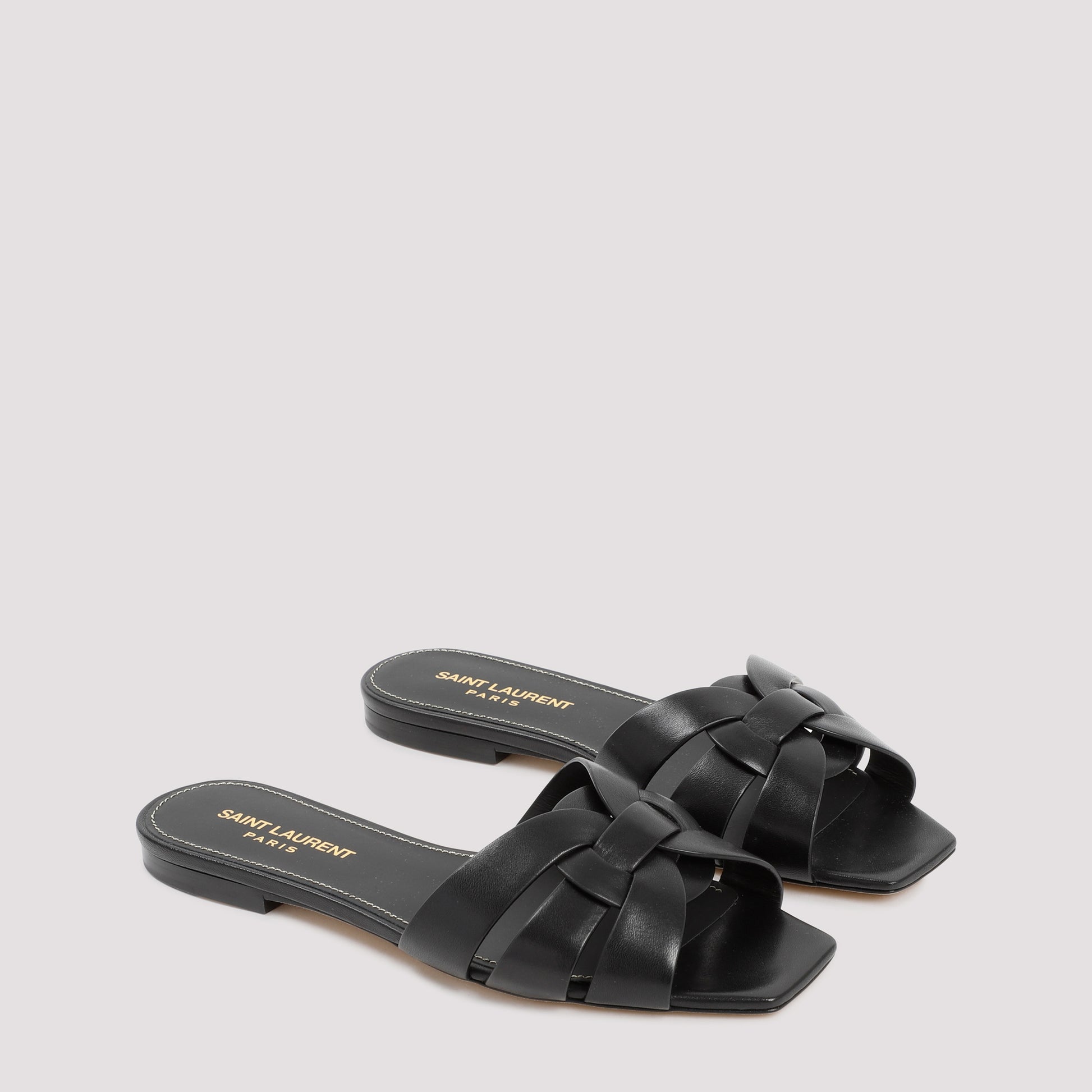 Saint Laurent Leather Tribute Flats Women SAINT LAURENT
