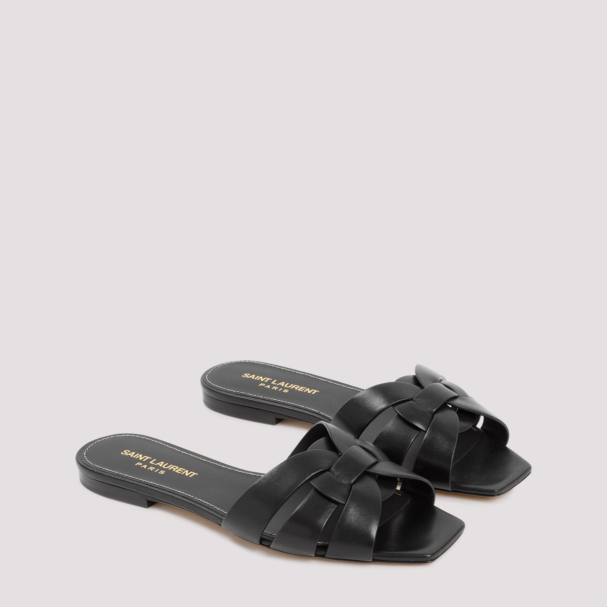 Saint Laurent Leather Tribute Flats Women SAINT LAURENT
