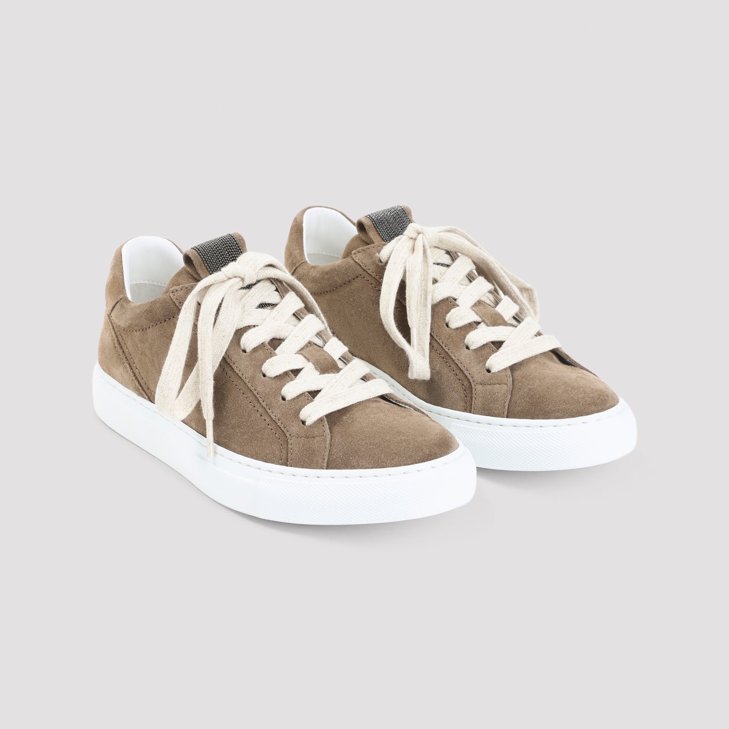Brunello Cucinelli Suede Leather Sneakers Women BRUNELLO CUCINELLI