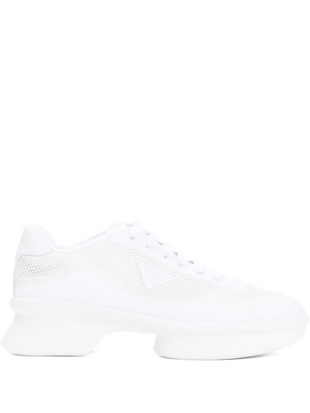 Prada Women Mesh And Re-Nylon Sneakers PRADA