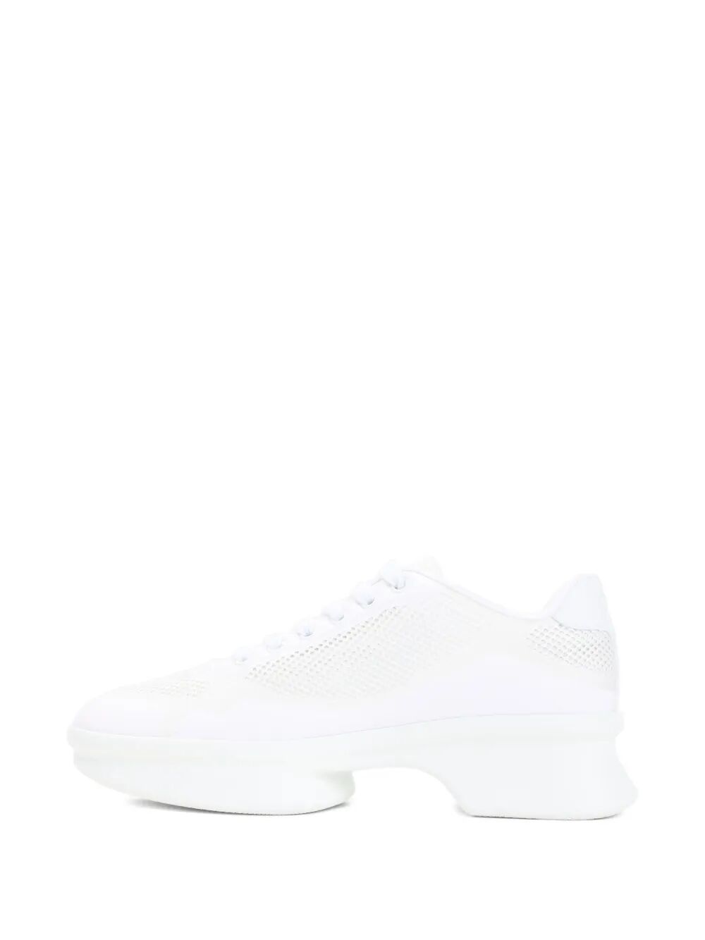 Prada Women Mesh And Re-Nylon Sneakers PRADA