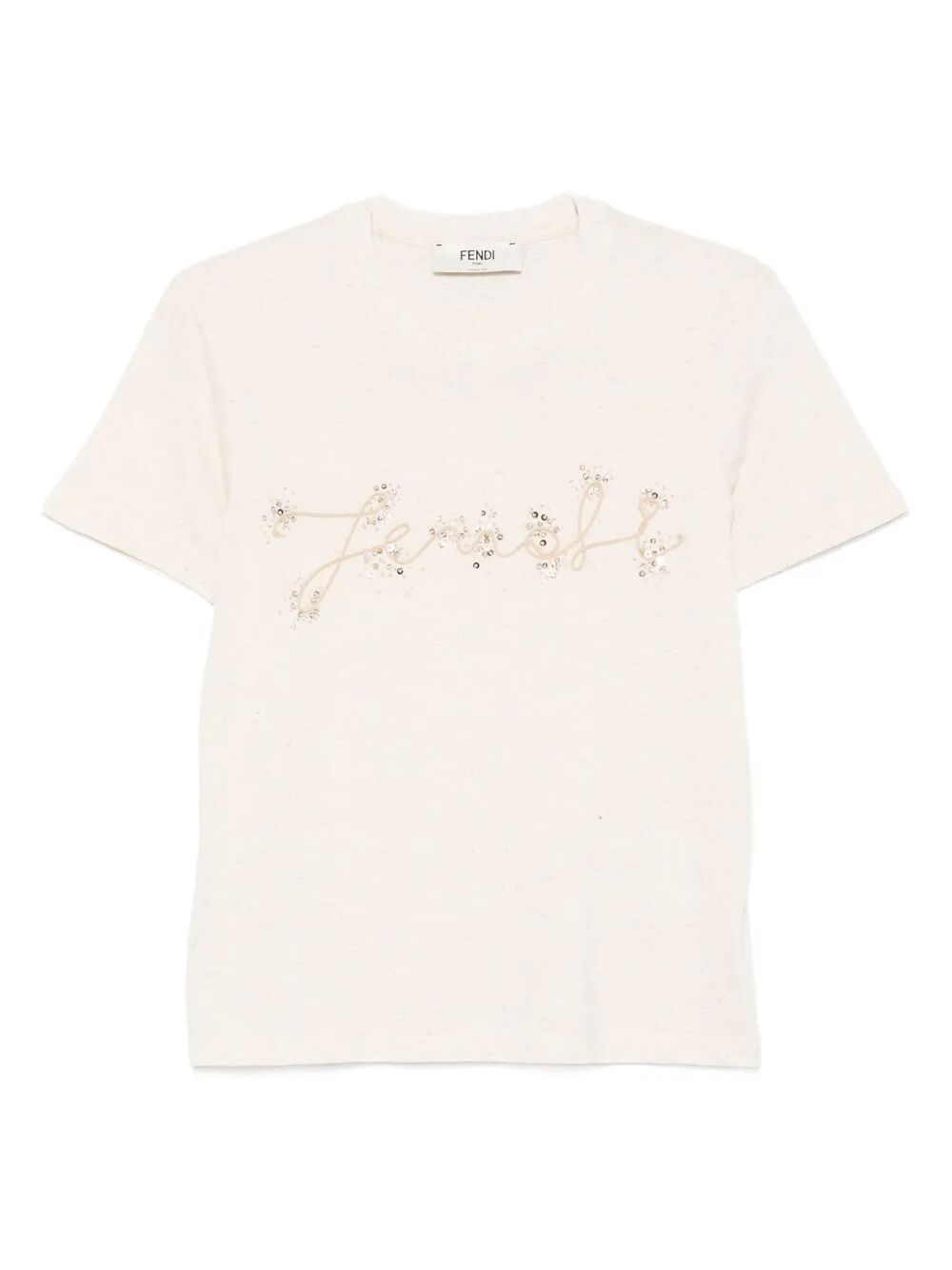 Fendi Women T-Shirt Fendi Embr FENDI