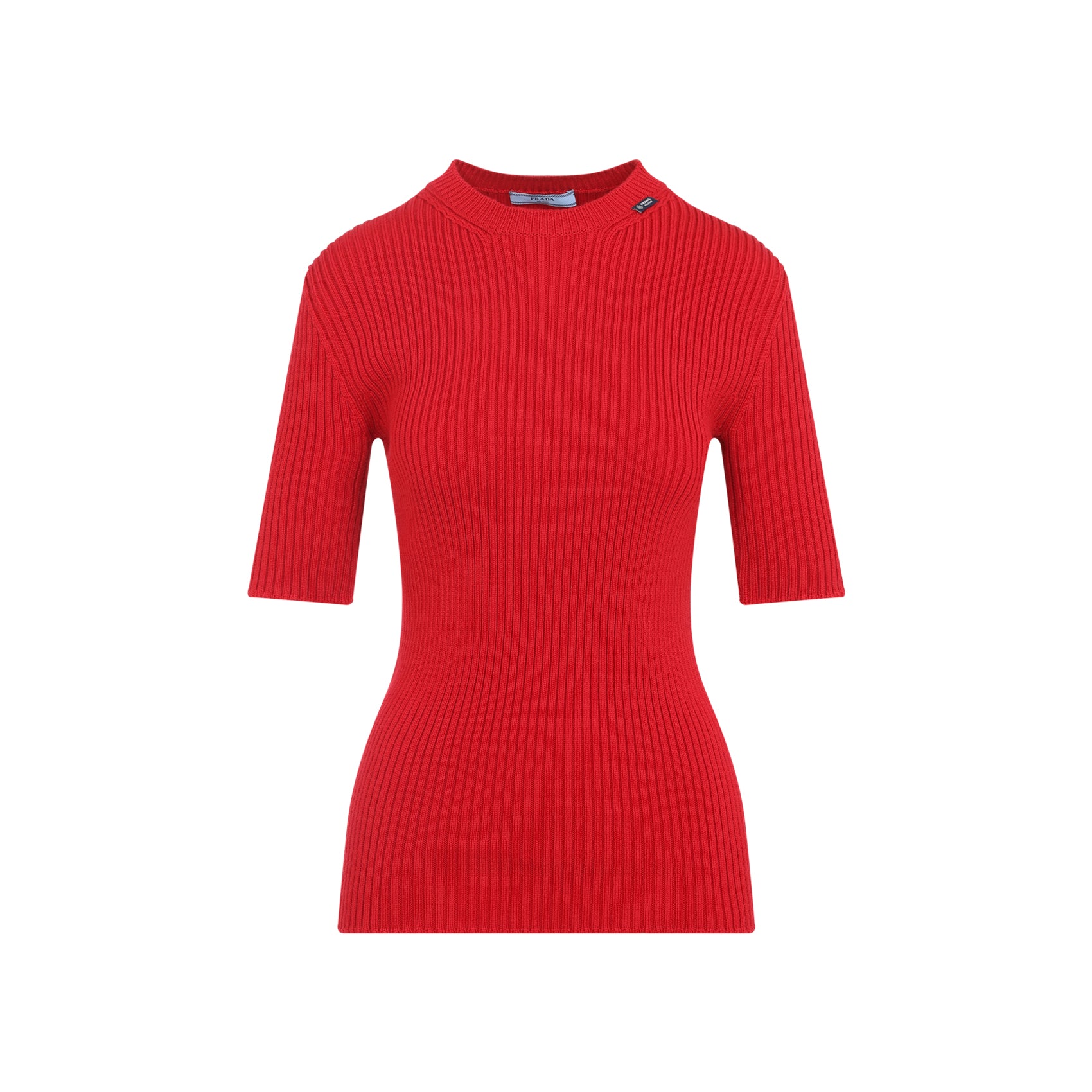 Prada Ribbed Top Women PRADA