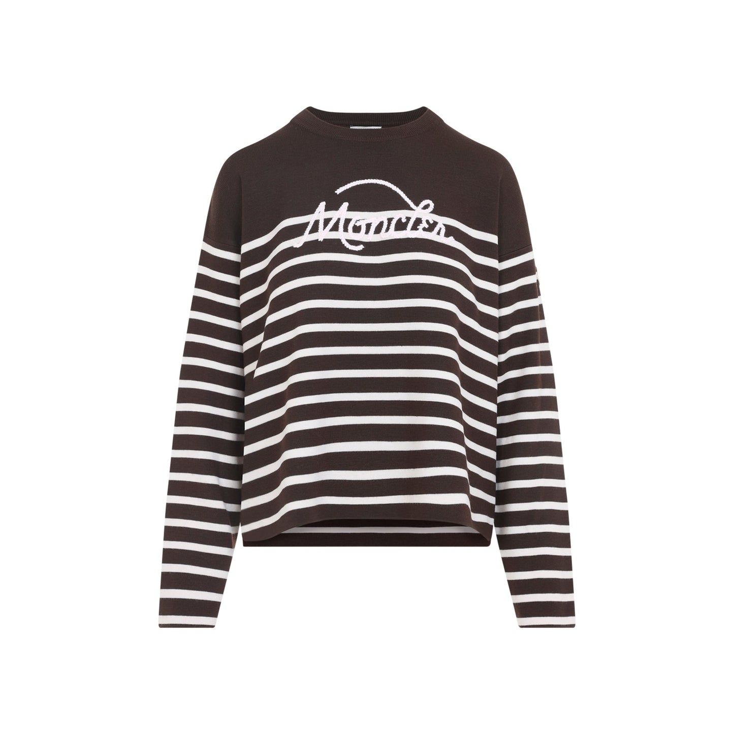 Moncler Striped Logo Knit Sweater Women MONCLER