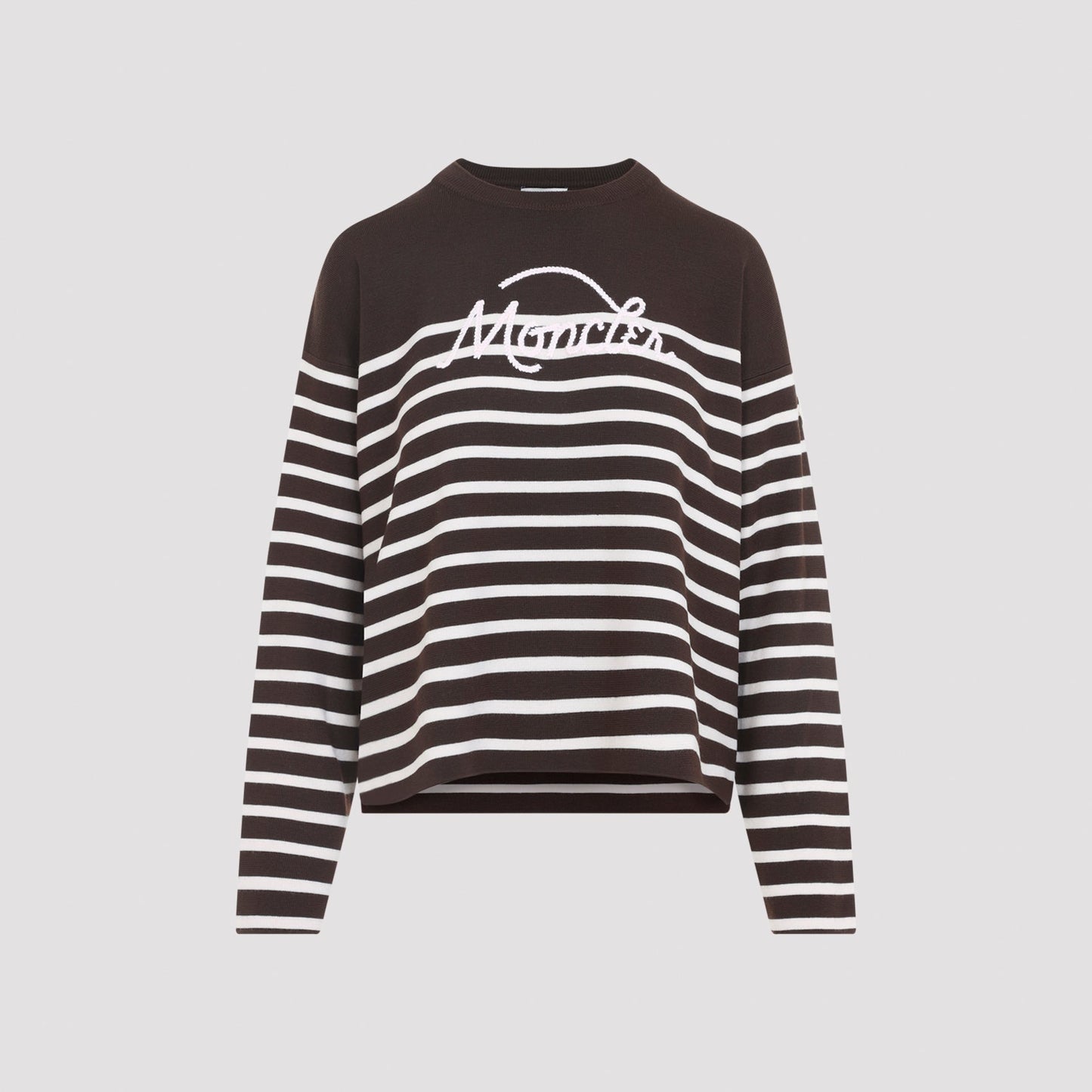 Moncler Striped Logo Knit Sweater Women MONCLER