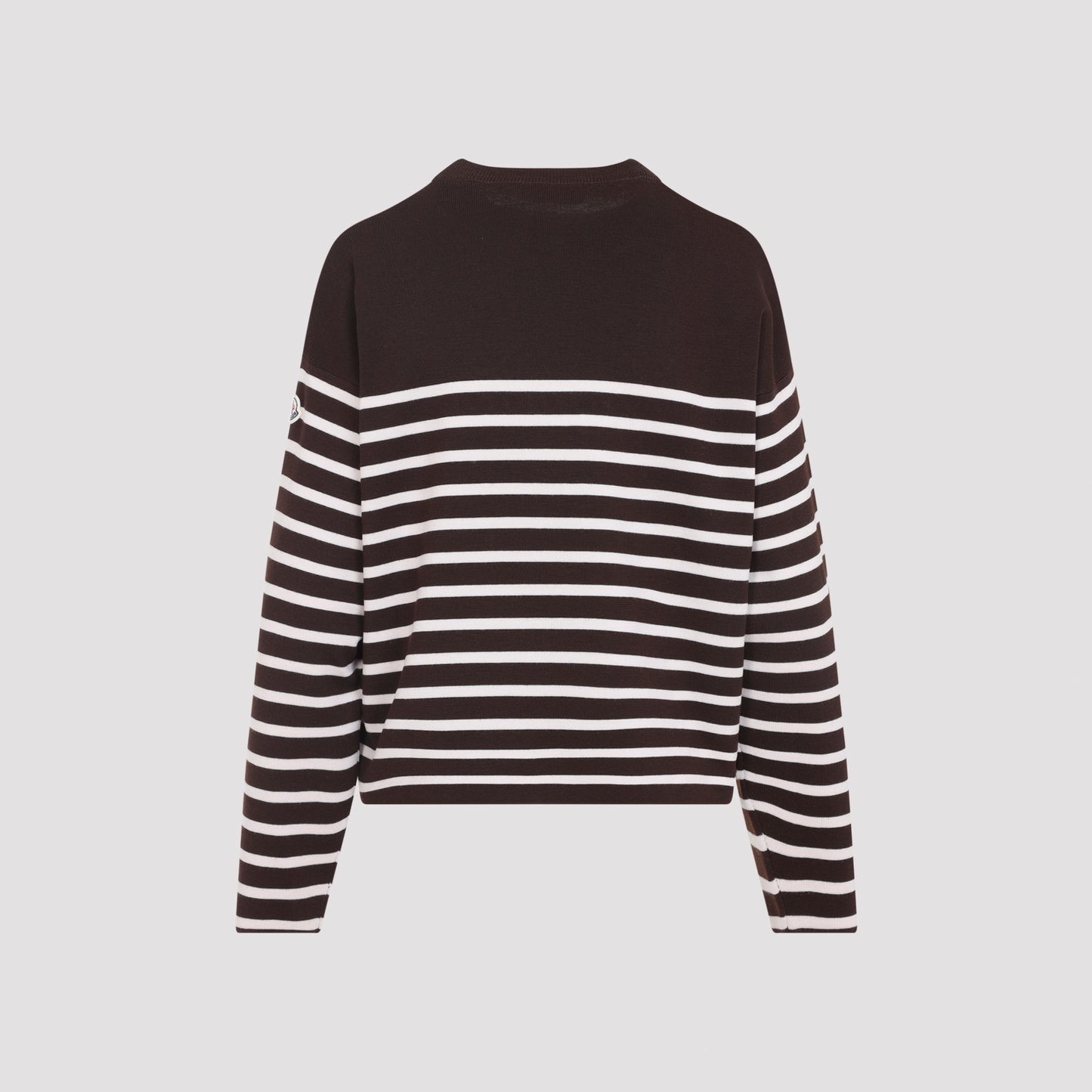Moncler  Striped Logo Knit Sweater Women MONCLER