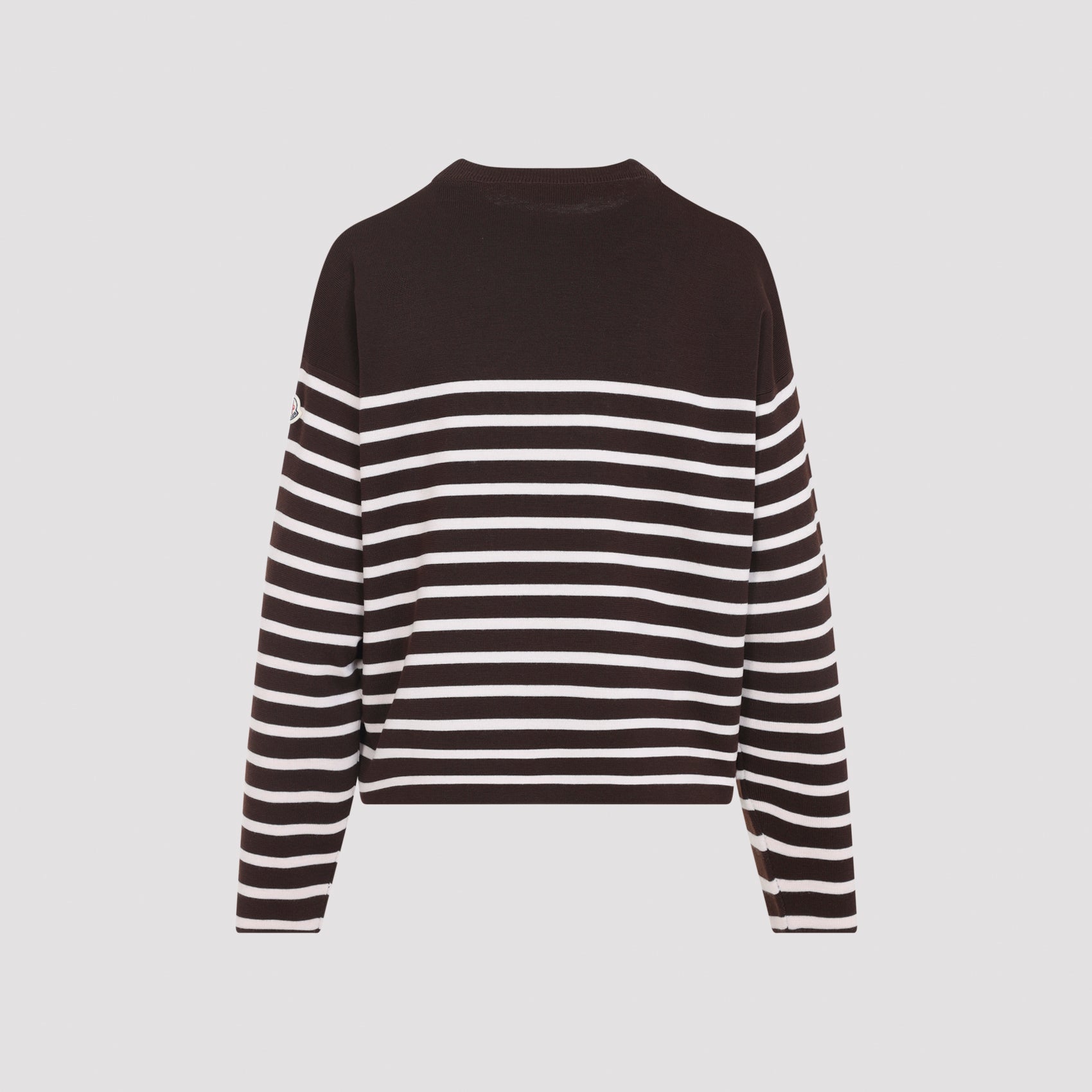 Moncler Striped Logo Knit Sweater Women MONCLER