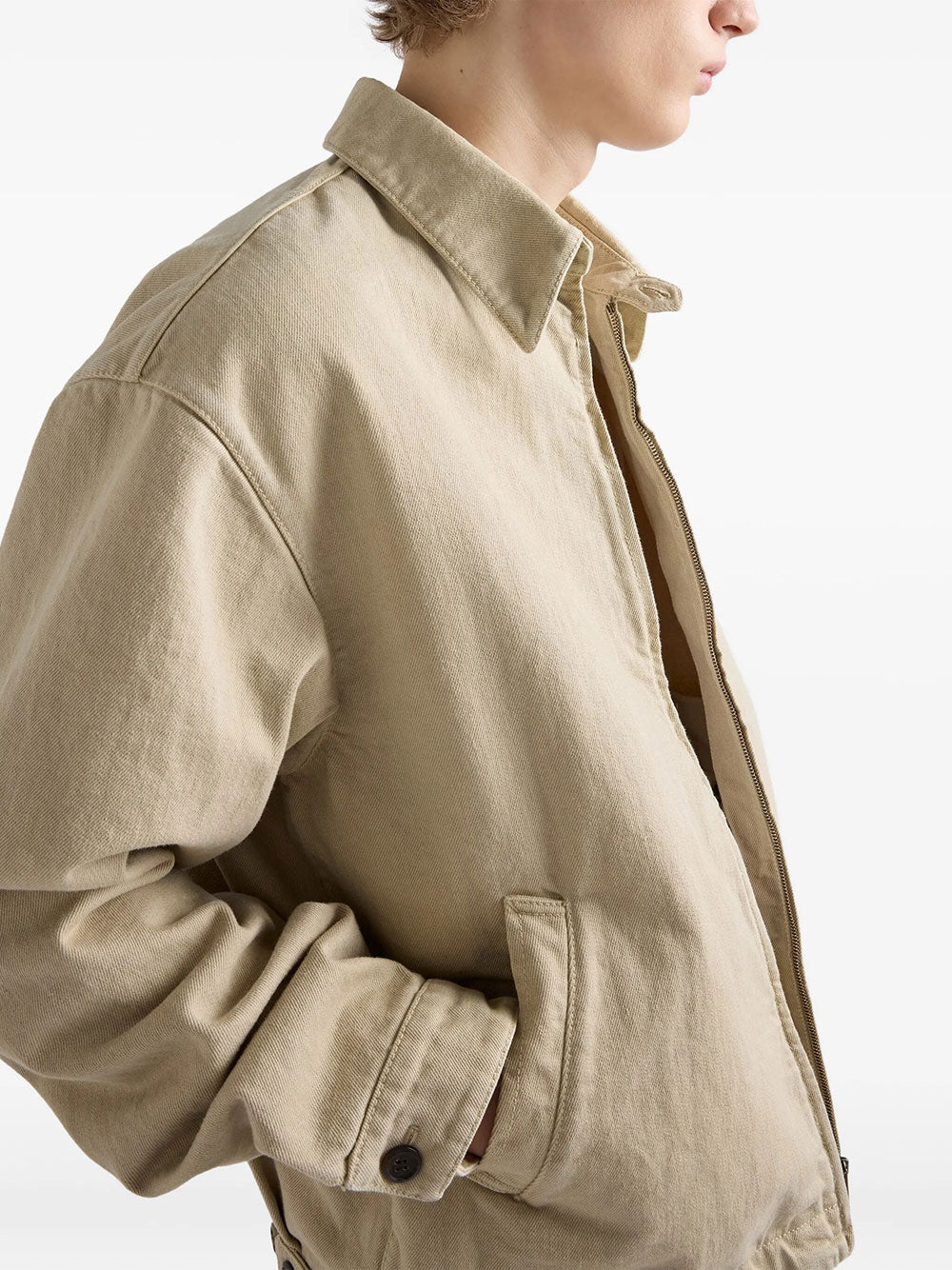 Prada Men Old Denim Blouson Jacket PRADA