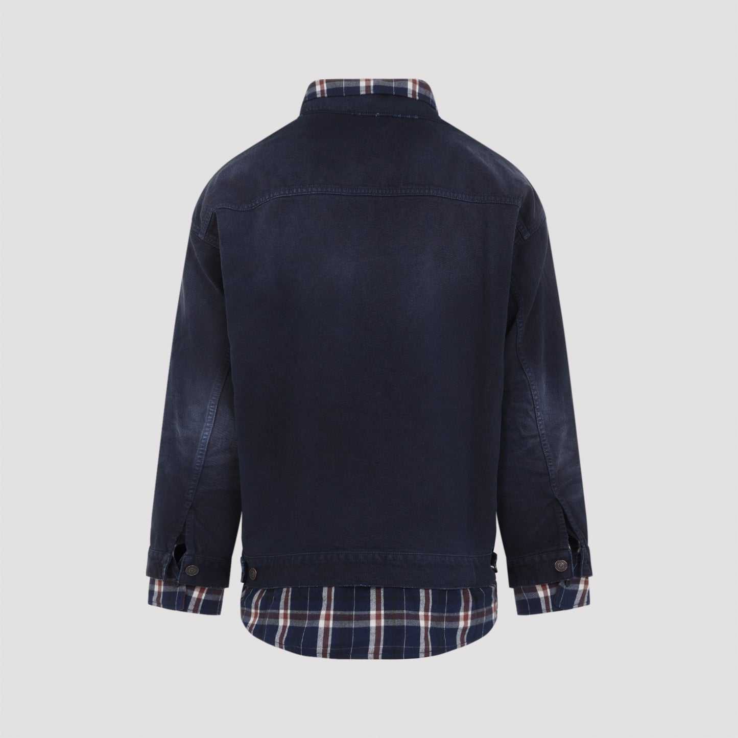 Balenciaga Patched Shirt Jacket Men BALENCIAGA