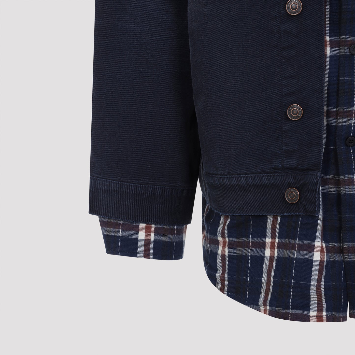 Balenciaga Patched Shirt Jacket Men BALENCIAGA