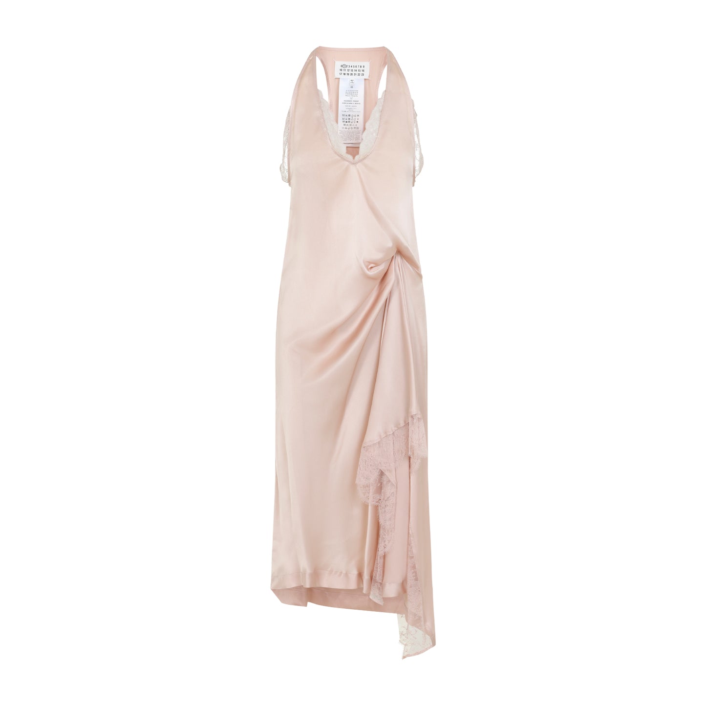 Maison Margela Lace Slip Midi Dress Women MAISON MARGIELA