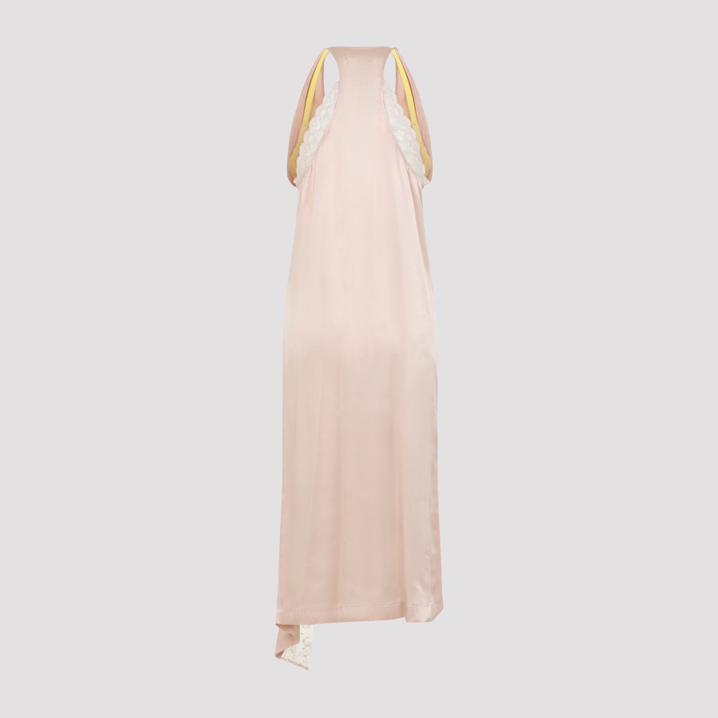 Maison Margela Lace Slip Midi Dress Women MAISON MARGIELA