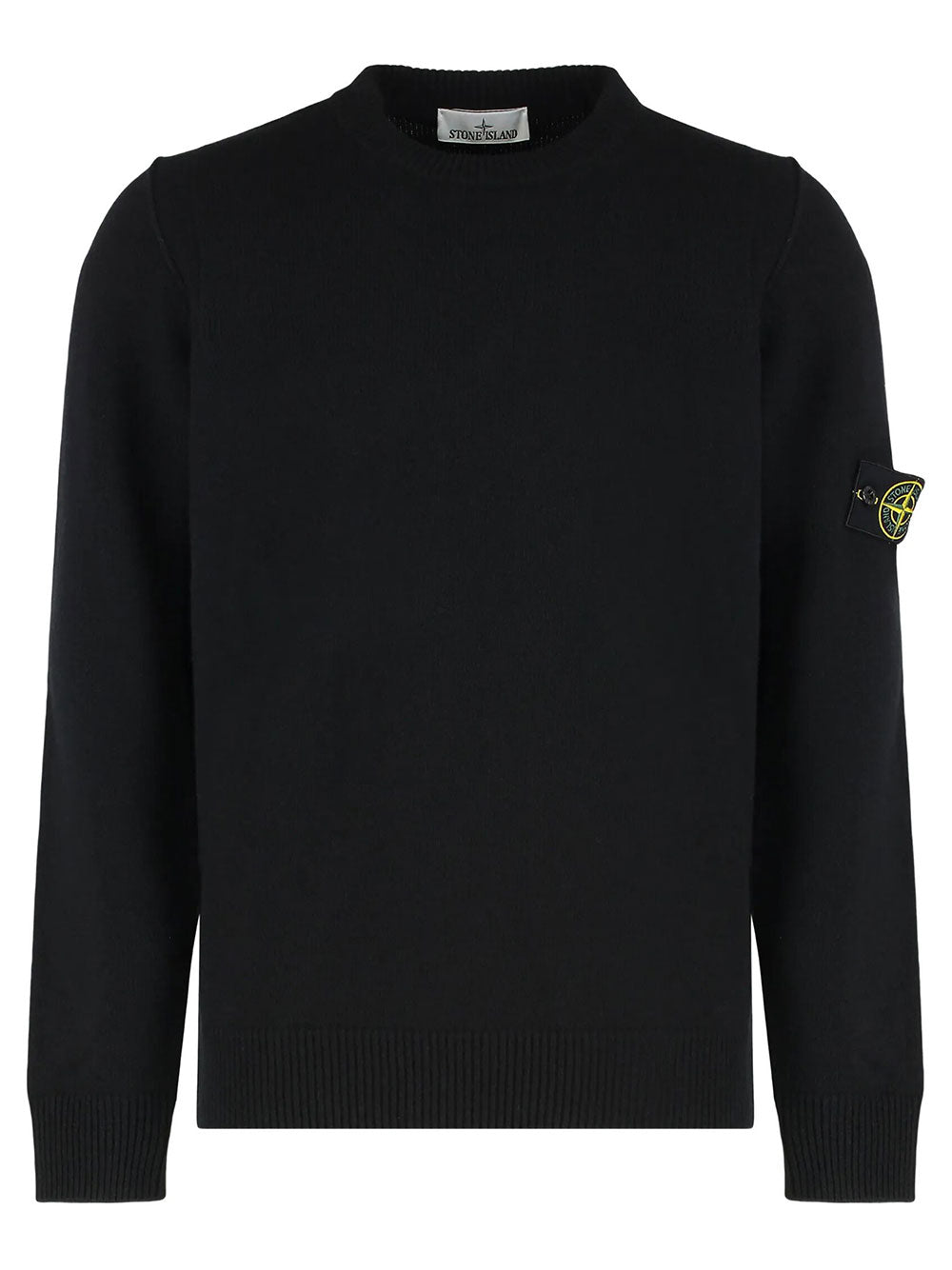 Stone Island Men Regular-Fit Crew-Neck Sweater With Ribbed Finish STONE ISLAND