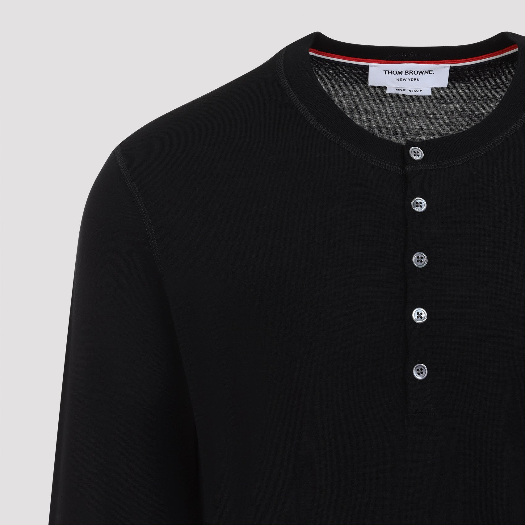 Thom Browne L/S Henley Men THOM BROWNE