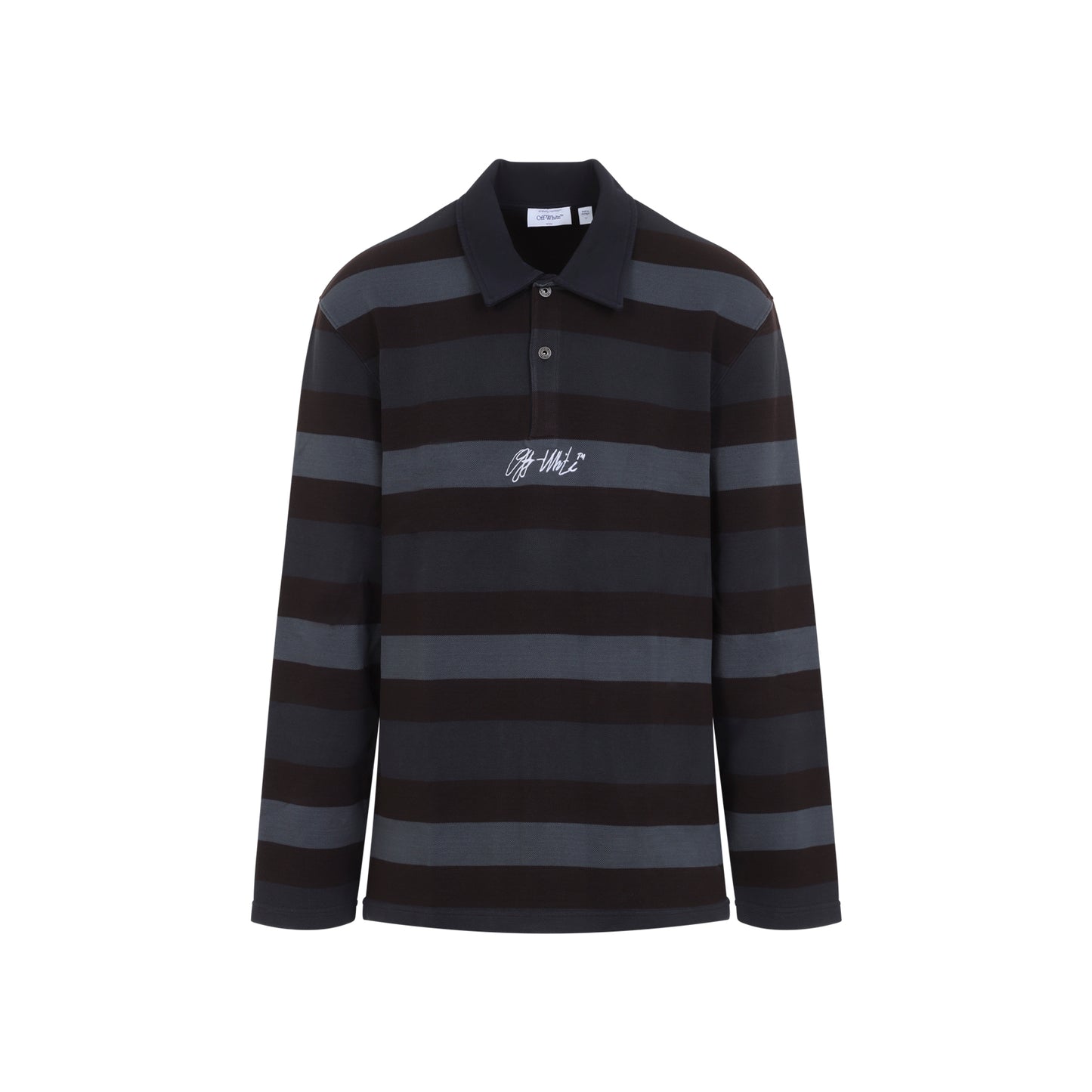 Off-White Stroke Relax L/S Polo Men OFF-WHITE