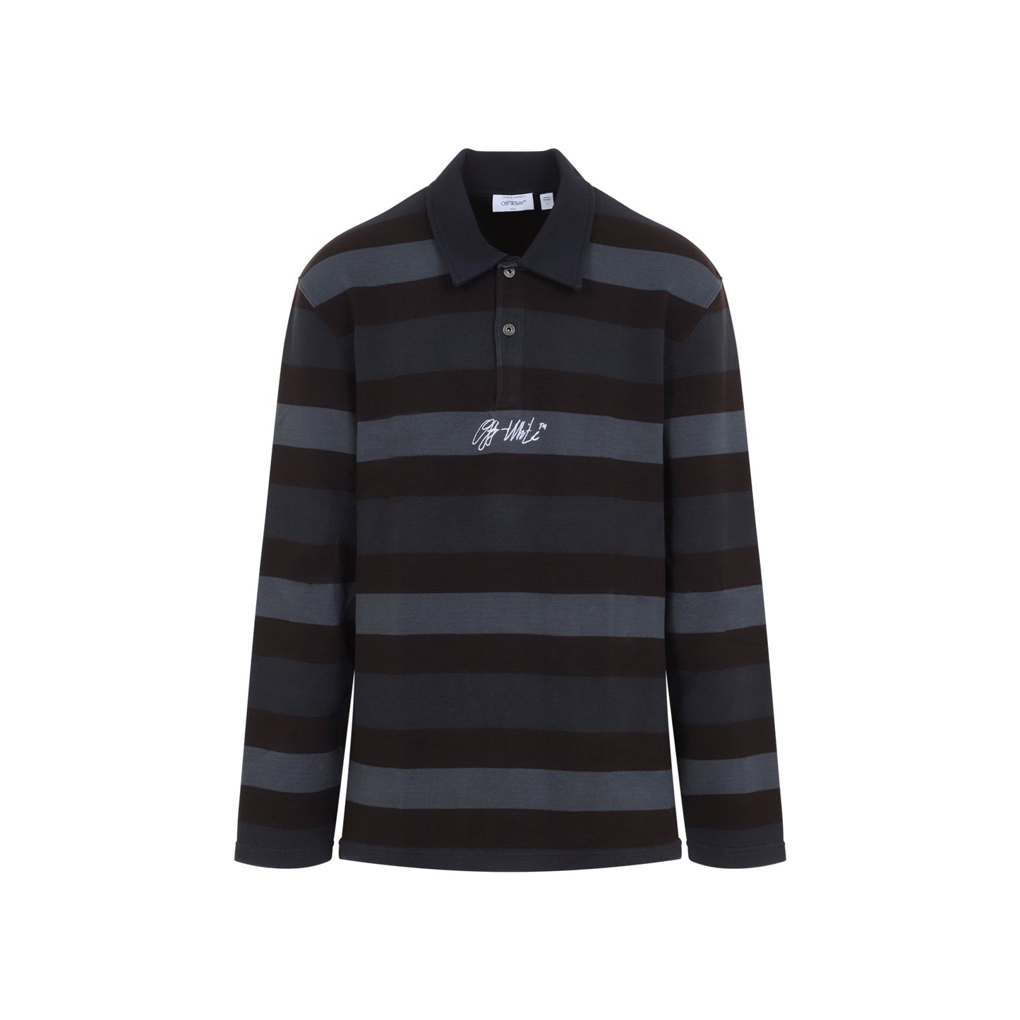Off-White Stroke Relax L/S Polo Men OFF-WHITE
